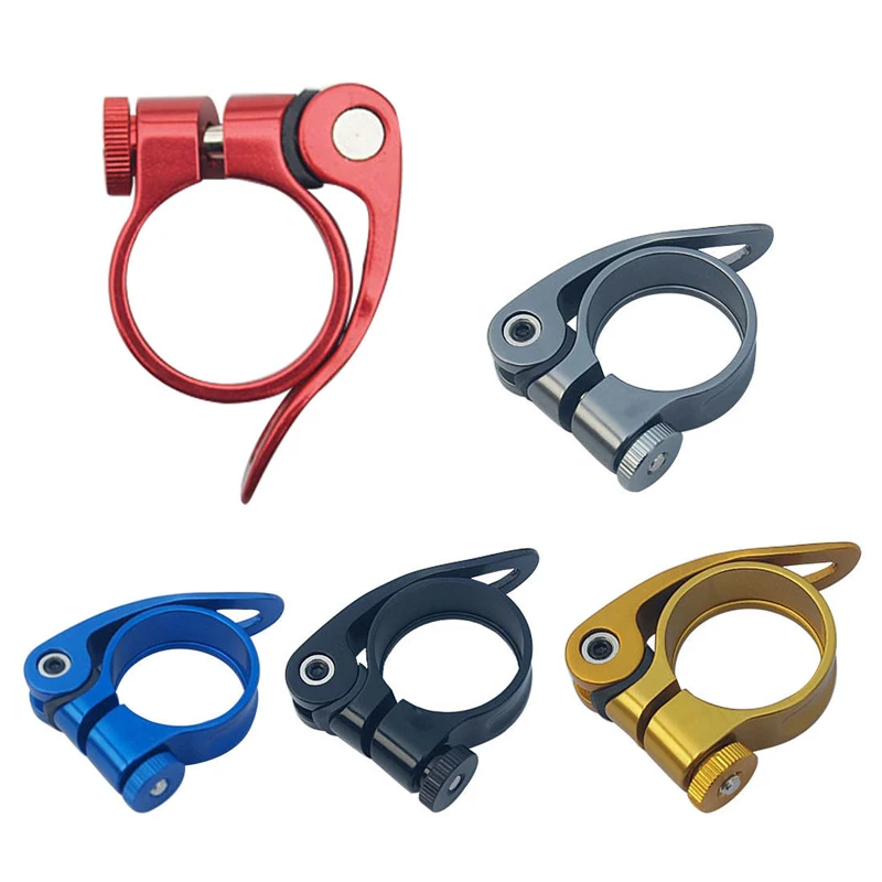 

Bike Seat Post Clamp Tube Clip Quick Release Aluminium Alloy MTB Seatpost Clamp Mountain Road Bike Parts Accessorie 34.9/ 31.8mm