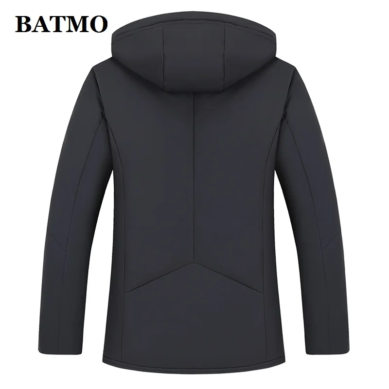 BATMO 80% Белые куртки с капюшоном на утином пуху для мужчин, мужские зимние куртки с капюшоном, пальто с капюшоном для мужчин, 88023