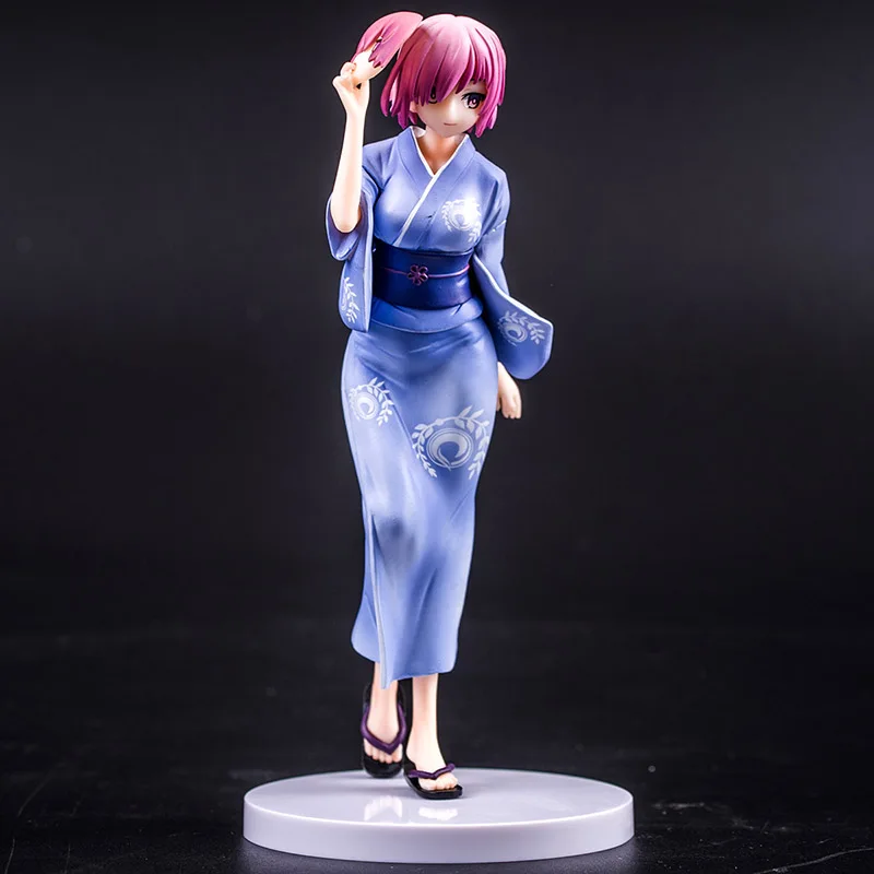 

Hot Sales 21cm Anime Fate Grand Order Action Figures Lovely Matthew Shielder Yukata Ver. Collectible PVC Model Kids Toys