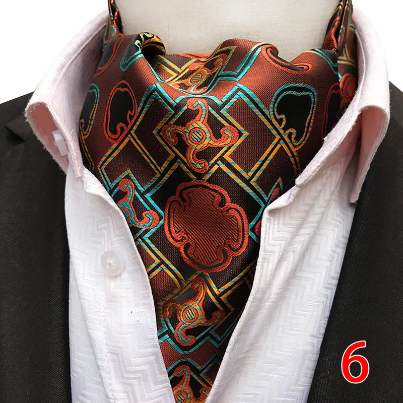 6 Мужской галстук, шарфы, галстуки для шеи, теплый подарок для свадьбы, выпускного вечера, деловой костюм LXH - Цвет: 6