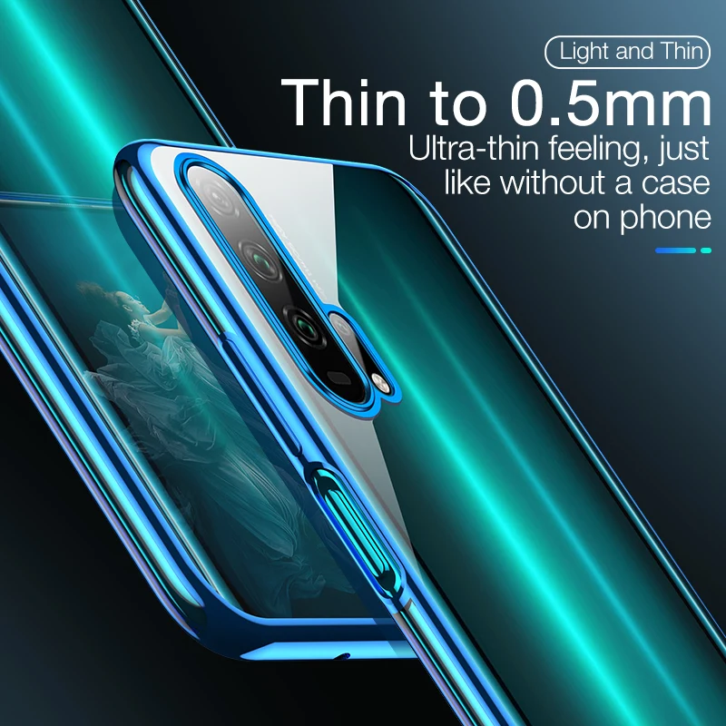 CAFELE Phone Case For Huawei Honor 20 Pro Cover Soft Silicone Cases For Honor 20pro Luxury HD Clear Transparent Shell