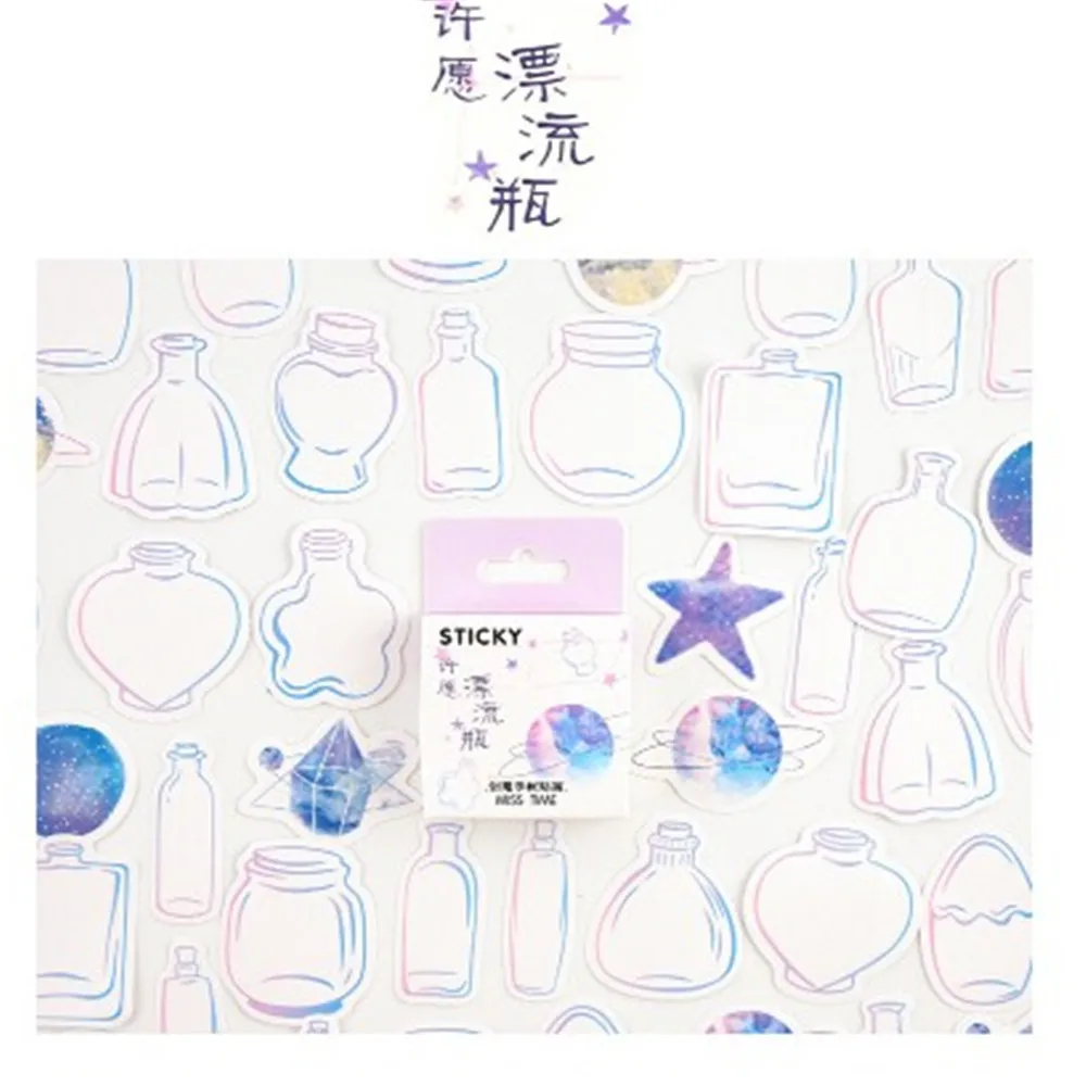 46 шт./упак. милый в штучной упаковке кавайные этикетки планировщик для скрапбукинга канцелярские японский наклейки для дневника подарок для девочек