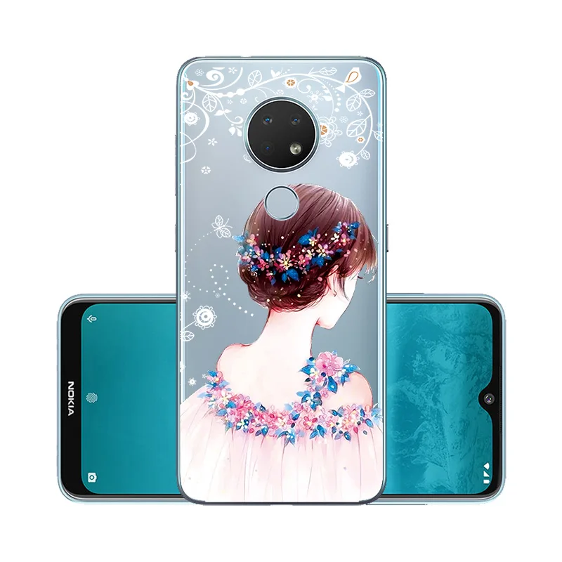 W051 Прозрачный чехол для nokia 7,2 6,2 Чехол Мягкий DIY окрашенный Прозрачный чехол для nokia 4,2 3,2 2,2 чехол бампер Coque nokia 7,2 nokia 6,2 - Цвет: W051