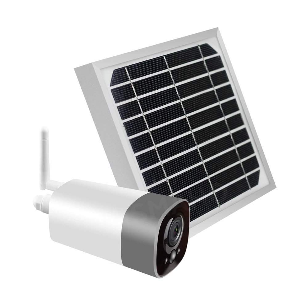 Hismaho беспроводная Wi-Fi камера с зарядкой на солнечной энергии 1080P 2MP HD наружная ip-камера видеонаблюдения Внешняя Солнечная панель