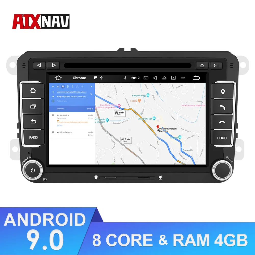 Android 9,0 Авторадио 2 Din Авторадио Bluetooth для Volkswagen Golf 8 Core DSP Авто Радио 2 Din FM gps-навигатор для грузовика система