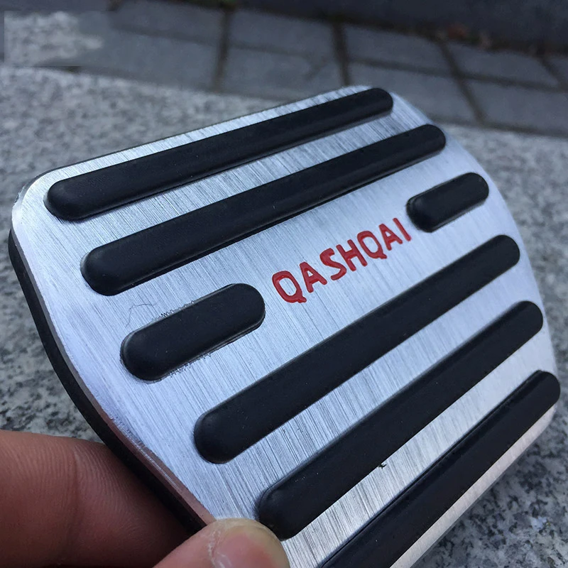 Aluminum Car Foot Pedal Fuel Accelerator Brake Cover Pad For Nissan Qashqai j11 2014-Accessories car accessories,car pedals,pedal cover,stainless steel pedal cover