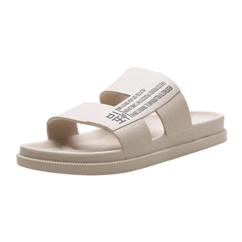 

New 2020 Casual Shoes Men Women Sandals Summer Style Fashion Flip Flops Quality Flats Solid Woman Men Slippers T033