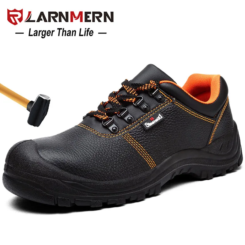 Men S Safety Shoes Steel Toe Work Shoes Comfortable Lightweight