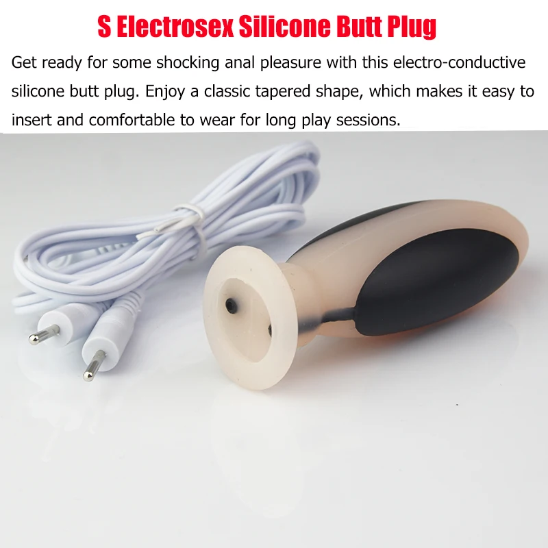 Electrosex Anal Plug E-Stim Electro Stimulation Electricity Accessories Vaginal Butt Plugs Prostate Massage BDSM Sex Toys