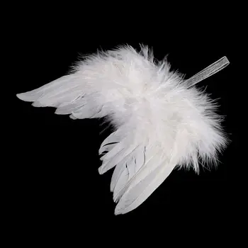 

Newborn Baby Boy Girl White Angel Wings Photo Props Cute Photography Accessories Ornaments R9UE