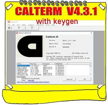

2020 New Calterm 4 V4.3.1 , 3.8 Come with Keygen Never Expire Can Work with CMS Insite Inline 6 7