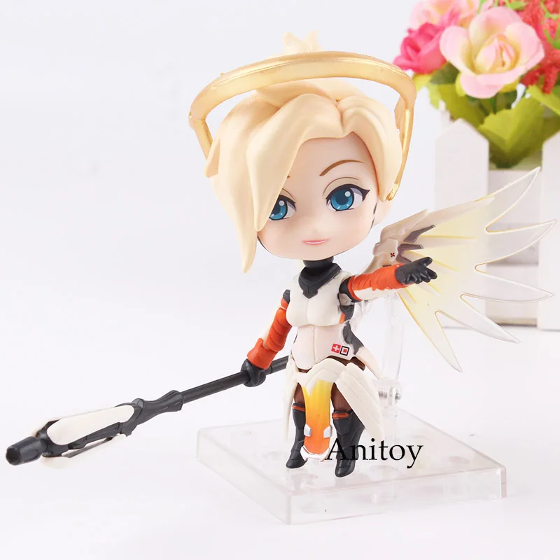 

Mercy Figure Mercy Action Figure Classic Skin Edition 790 Toy Doll Figurine 10.5cm