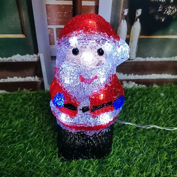 

Xmas Santa Claus ornament light Christmas Day Decoration holiday lighting Presents Kids New Year Gift Led light Christmas Gif