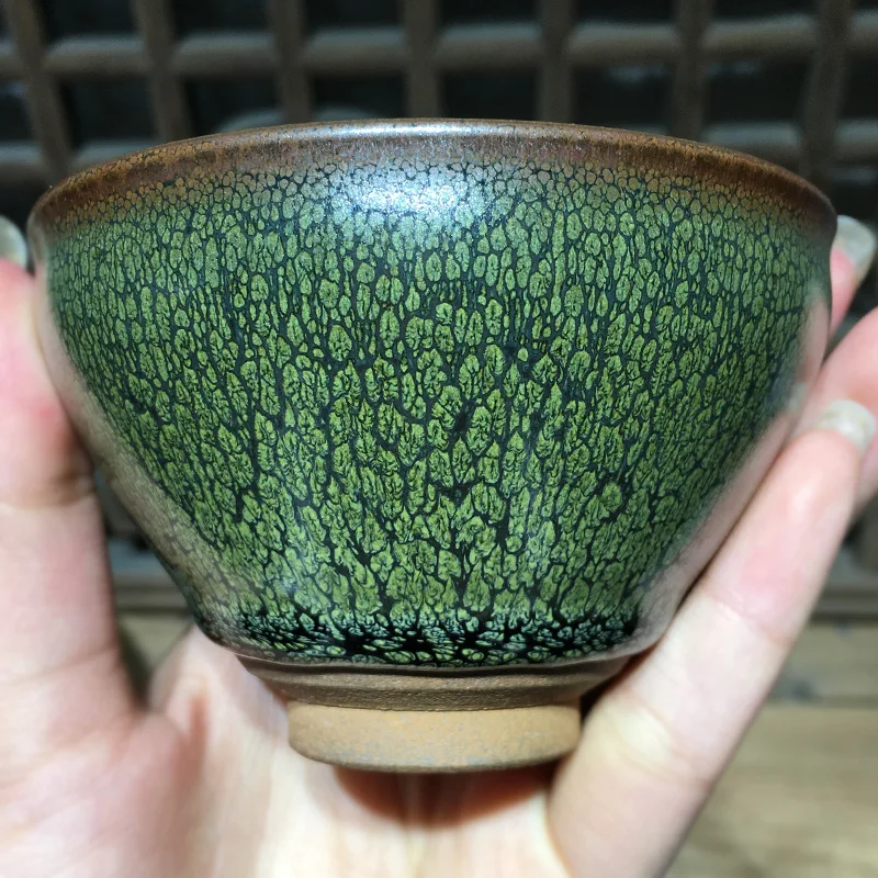 chá fujian ware esmalte verde porcelana um