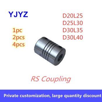 

Free shipping RS aluminum alloy coupling winding elastic coupler D20L25 D25L30 motor screw 3d printer accessories 1pc 2pcs 4pcs