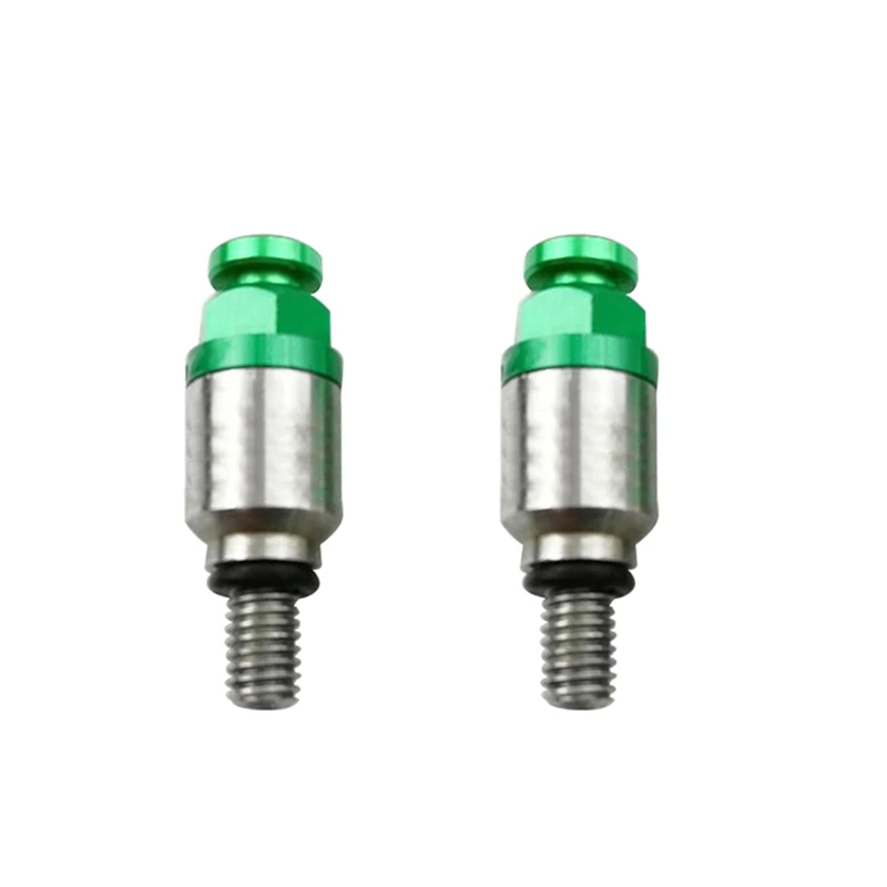 Green M5X0.8 1 шт. m4x0.7мм m5x0.8мм мотоциклетная винтовая вилка Bleeder рельефная вилка клапана предохранительный клапан передний Перевернутый Амортизатор дефляции - Цвет: Green M5X0.8