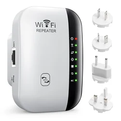Répéteur Wifi sans fil 300Mbps, amplificateur de signal réseau, booster de routage, 802.11 b/g/n, adapté à la chaleur 