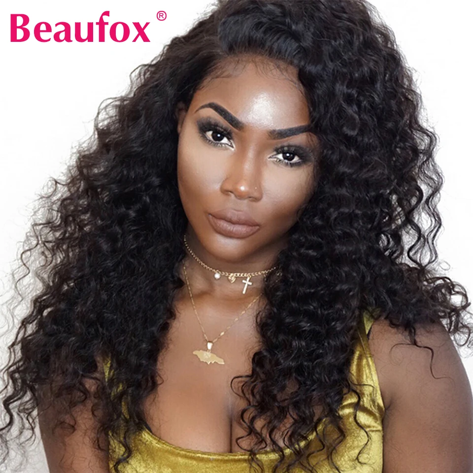 Парик из человеческих волос Beaufox предварительно отобранный парик с бразильскими