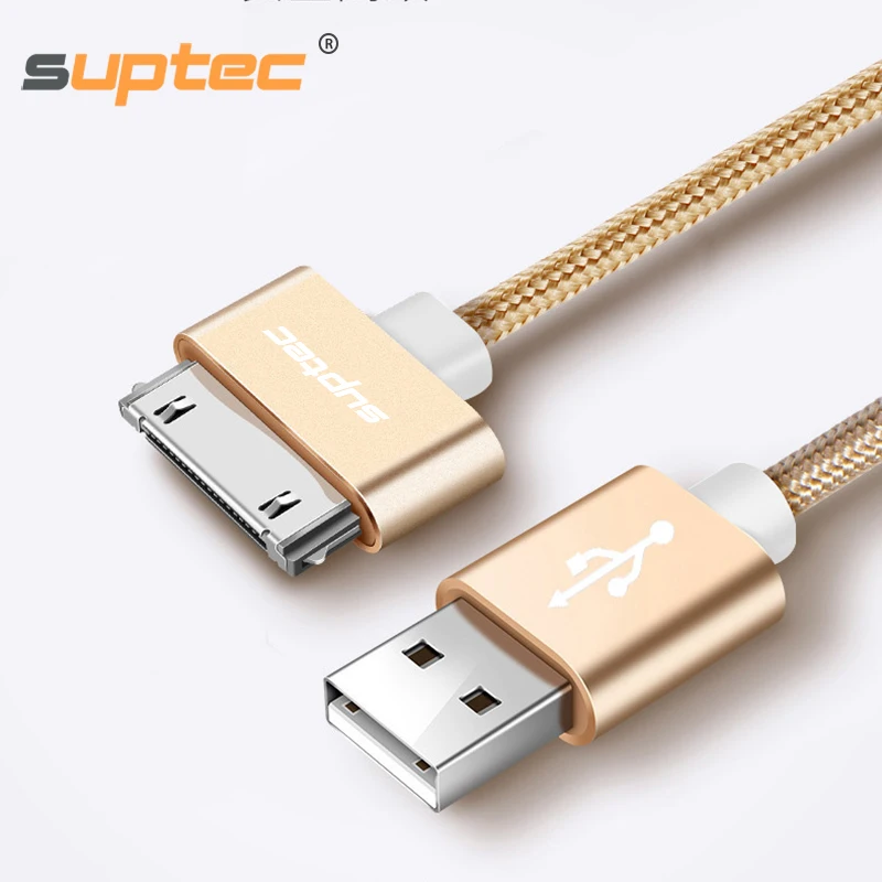 SUPTEC USB Cable for iPhone 4 s 4s 3GS iPad 2 3 iPod Nano touch Fast Charging 30 Pin Original Charge Adapter Charger Data Cable|Mobile Phone Cables| - AliExpress