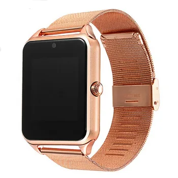 

Smart Watch waterproof Smartwatch clock men women Fashion whatsapp heart steel belt Bluetooth wearing sports meter card