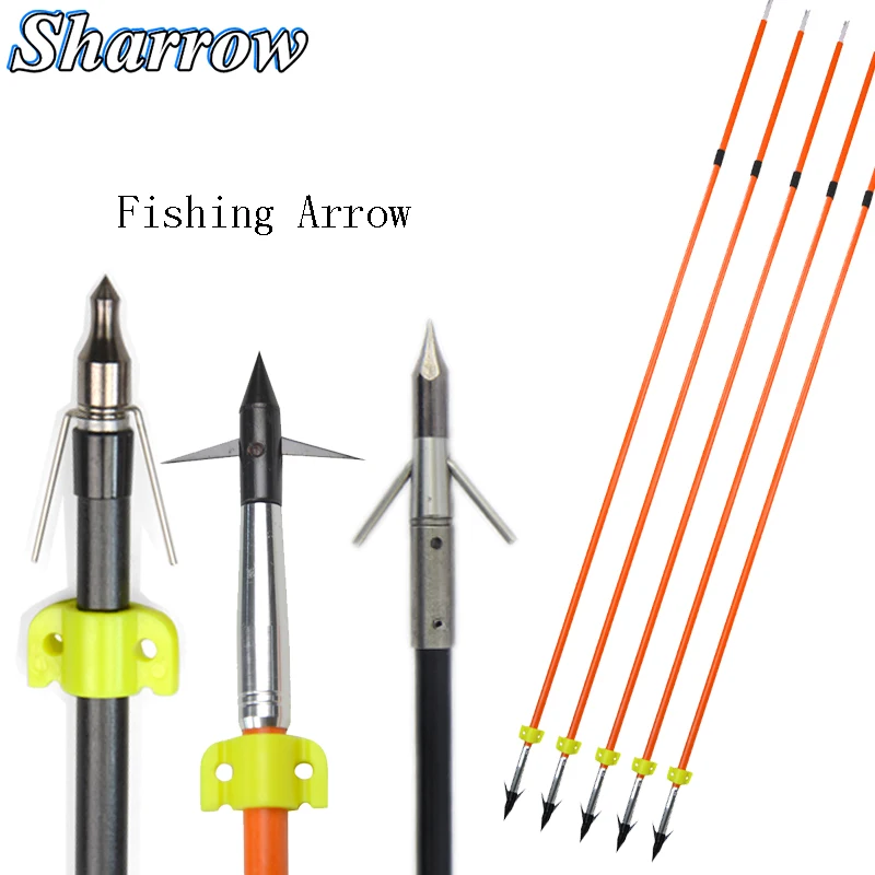 

Compound bow Hunting Fiberglass Fishing Arrow Shooting Arrow Slingshot Hunting Archery Arrow for Recurve Bow Slingshot Hunting