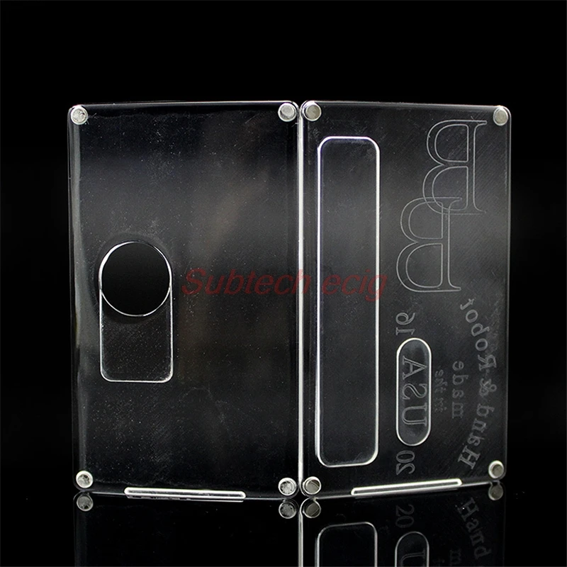 

Free Shipping Top Vape Factory SXK New Arrival Clear Acrylic Panels/Doors Frosted for BB Mod Billet Box V4 Bantam Box mods