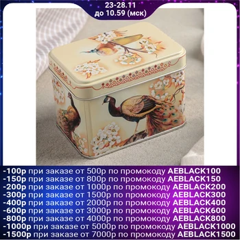 

Bank for bulk products "Peacocks", 10 × 7 cm, 0.4 l