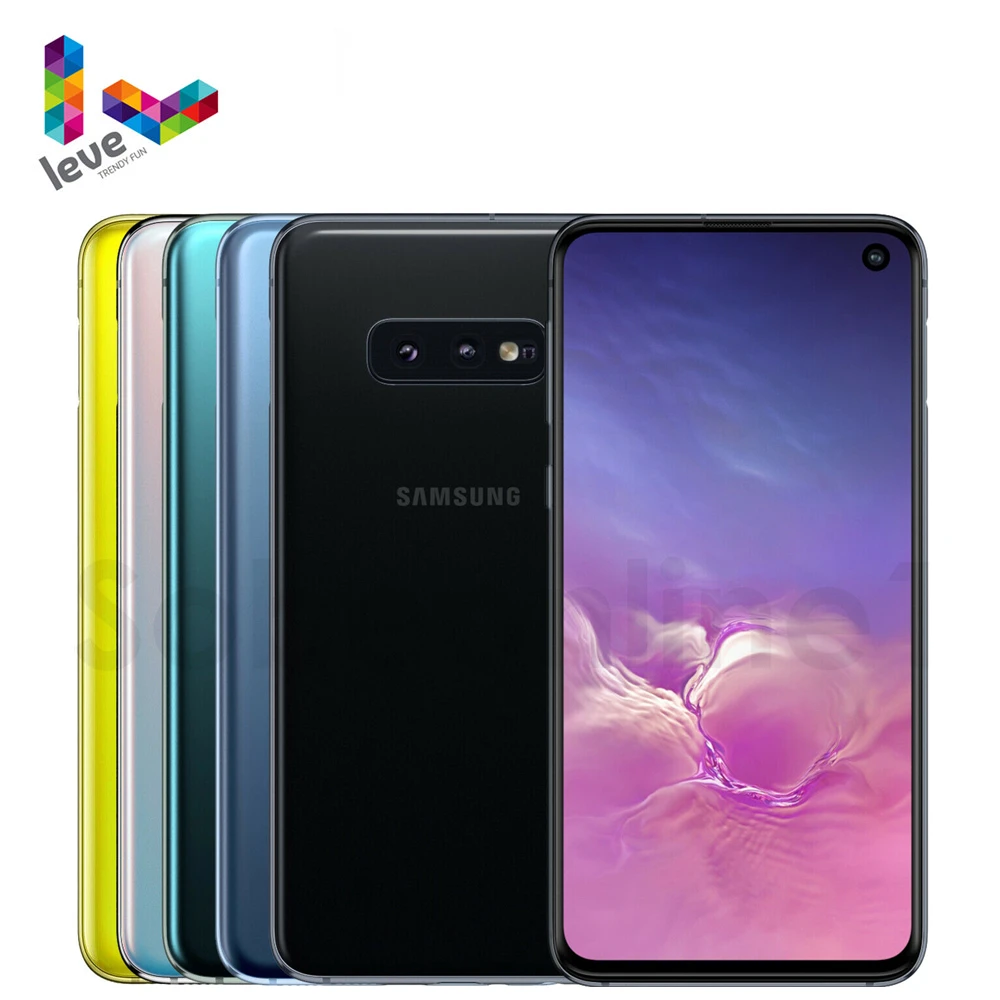 Смартфон Samsung Galaxy S10e G970U G970U1 версия для США Snapdragon 855 искусственная кожа 5 8 дюйма 6 ГБ