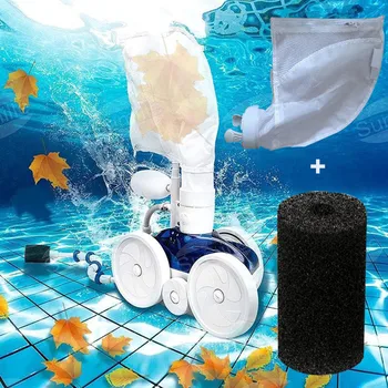 

1X Cleaner Bags+1XFilter Sponge Pool Cleaner Zipper Bag With Filter Sponge For Polaris 280 & 480 Pool Cleaner