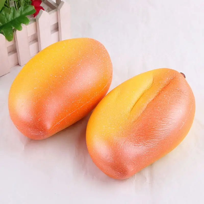 Медленно растущие фрукты манго телефон ремень аксессуары Kawaii Squishies Развивающие игрушки для детей подарок