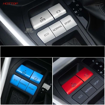 

Aluminum alloy Center Console Gear Shift Multimedia Buttons Sequins Decoration Cover for Toyota RAV4 2019 2020 5th