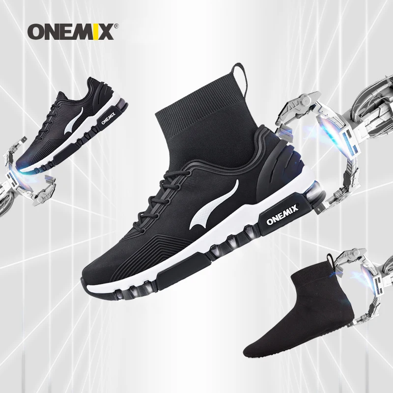Новая зимняя спортивная обувь для мужчин onemix уличные кроссовки прогулок зимние