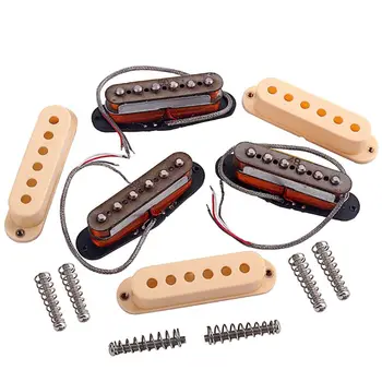 

9 Pcs/set Double Layer Electric Guitar Single Pickup Set Guitars Instrument Accessories W91C
