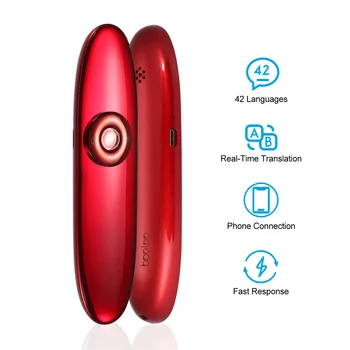 

Portable Two-Way Translation 42 Languages Real Time Instant Voice Translator Device APP Support Repeat Translation for Learning