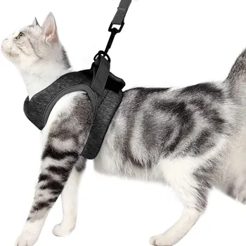 

Cat Dog Harness Vest Escape-Proof Cat Straps with Leash Set for Walking Adjustable Vest Harnesses Pet leash Cat Vest