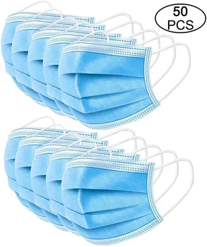 

3 Laye Mask dust protection Masks Disposable Face Masks Elastic Ear Loop Disposable Dust Filter Safety Mask Anti-Dust TATTOO