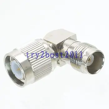 

DHL/EMS 50 pcs Adapter connector TNC plug pin to TNC jack pin RF COAXIAL Right angle -C1