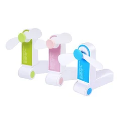Handheld Portable Folding Fan Summer Mini USB Rechargeable Small Household Desktop Fan With Power Bank Student Dormitory Gifts