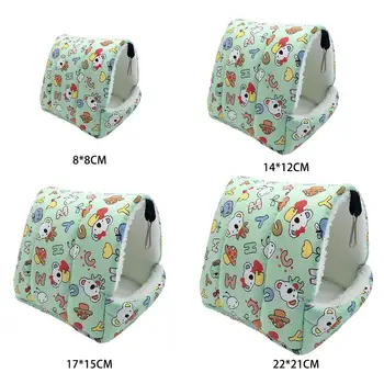 

Pet Hamster HammockS Cage Winter Warm House Plush Soft Hanging Bed For Hamster Squirrel Little Mouse Mini Animal Living Nest