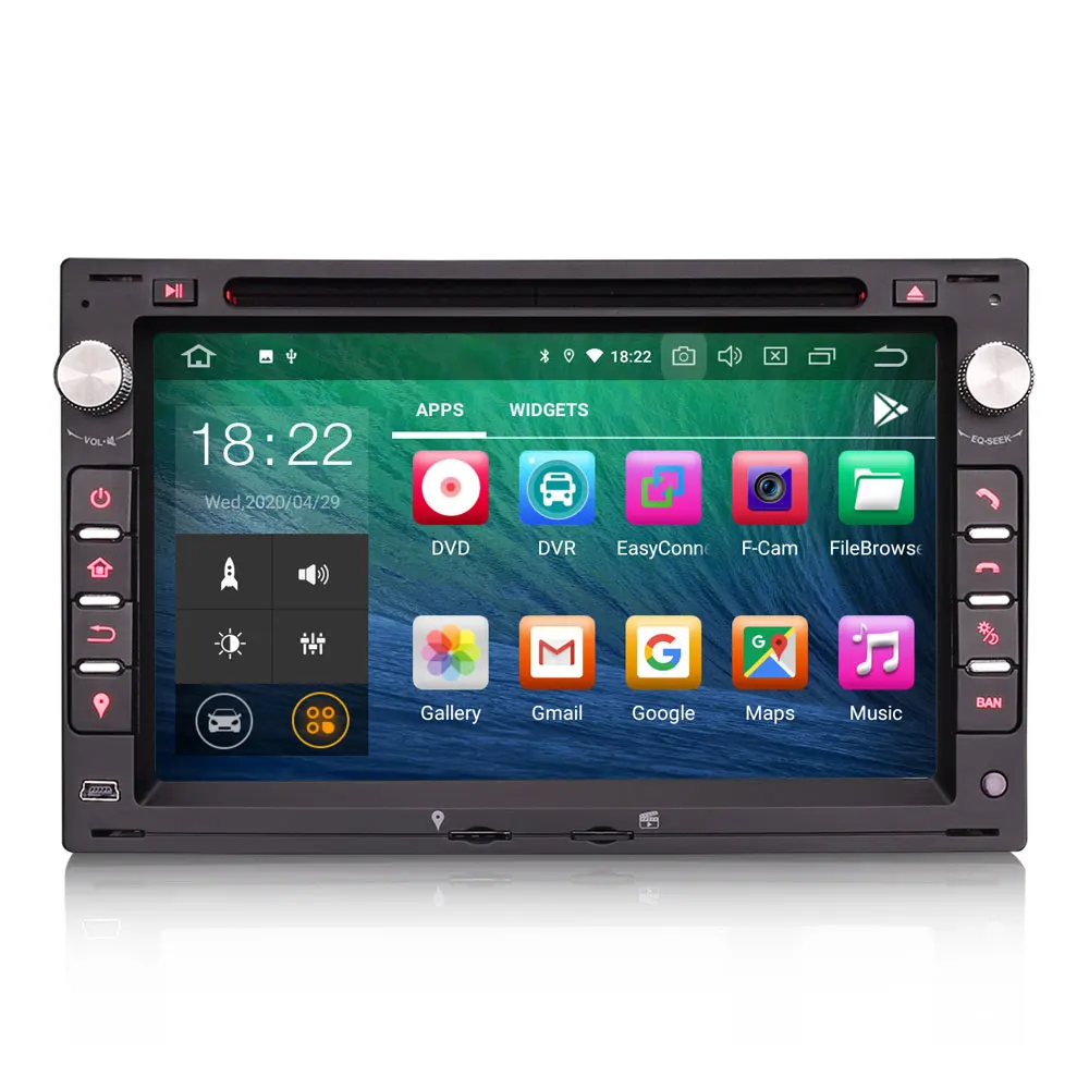 Sistema de som automotivo 7 ", android 10.0 os, dvd, navegação multimídia, gps, player para peugeot 307 2001 2002 2003 2004 2005 2006