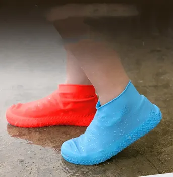 

1 Pair Reusable Silicone Shoe Cover S/M/L Waterproof Rain Shoes Covers Waterproof Foot Cover Protect for Indoor Outdoor Rainy