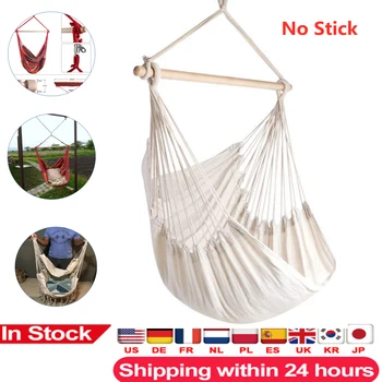 

Portable Travel Camping Hammock Hanging Home Bedroom Bed Lazy Swing Outdoor Camping Chair Indoor Hammock Lazy Chair