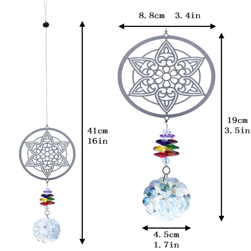 H& D 9 стилей хрустальные призмы Suncatcher Радуга производитель окна висячие орнамент сувенир Рождественский подарок дома Свадебные украшения