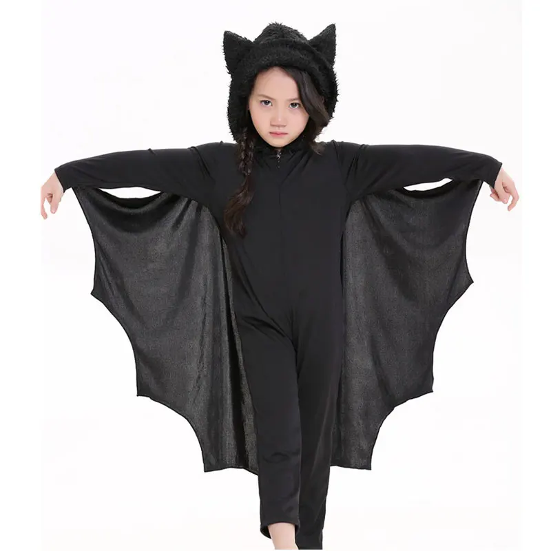 Halloween Carnaval Crianças Preto Morcego Vampiro Trajes Para Menino Menina  Adolescente Curto Fantasia Infantil Cosplay Traje - Trajes De Cosplay -  AliExpress