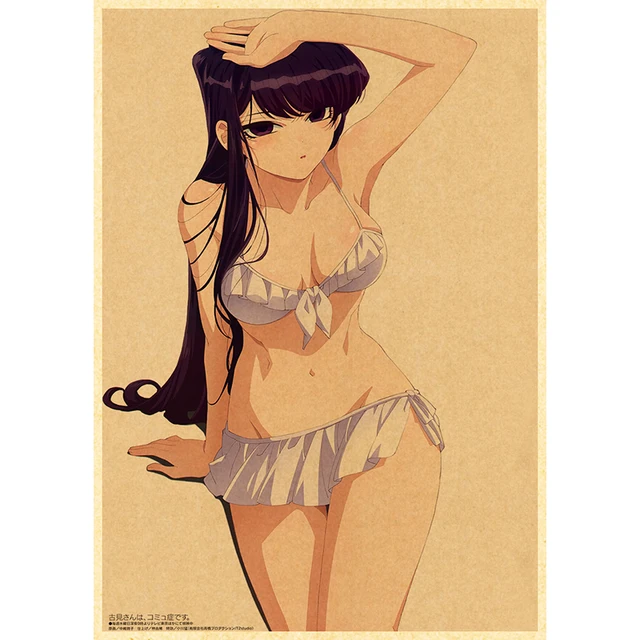 Komyushou Desu Posters Anime Komi Cant Communicate Poster Kraft Paper Vintage Home Room Art Wall Stickers 43