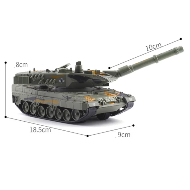 Коллекция 1:32 Масштаб немецкий Леопард основной боевой танк откатная модель литой под давлением сплав танк с светильник дисплей для детей и взрослых