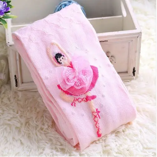 Pink Tights Милые танцевальные кружевные бархатные Волшебные колготки для девочек от 1 до 8 лет, колготки для девочек балетные стильные детские колготки для девочек - Цвет: Pink Tights