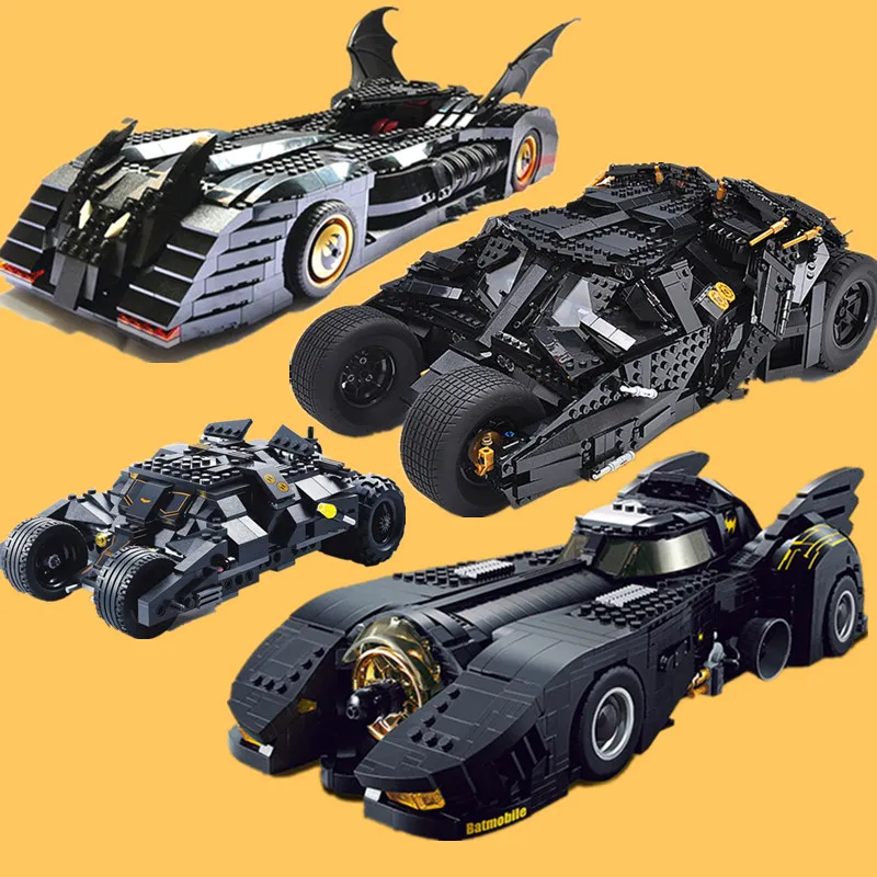 Новинка Супер герои конечная Бэтмобиль Fit Technic фигурки Бэтмена модель Джокера