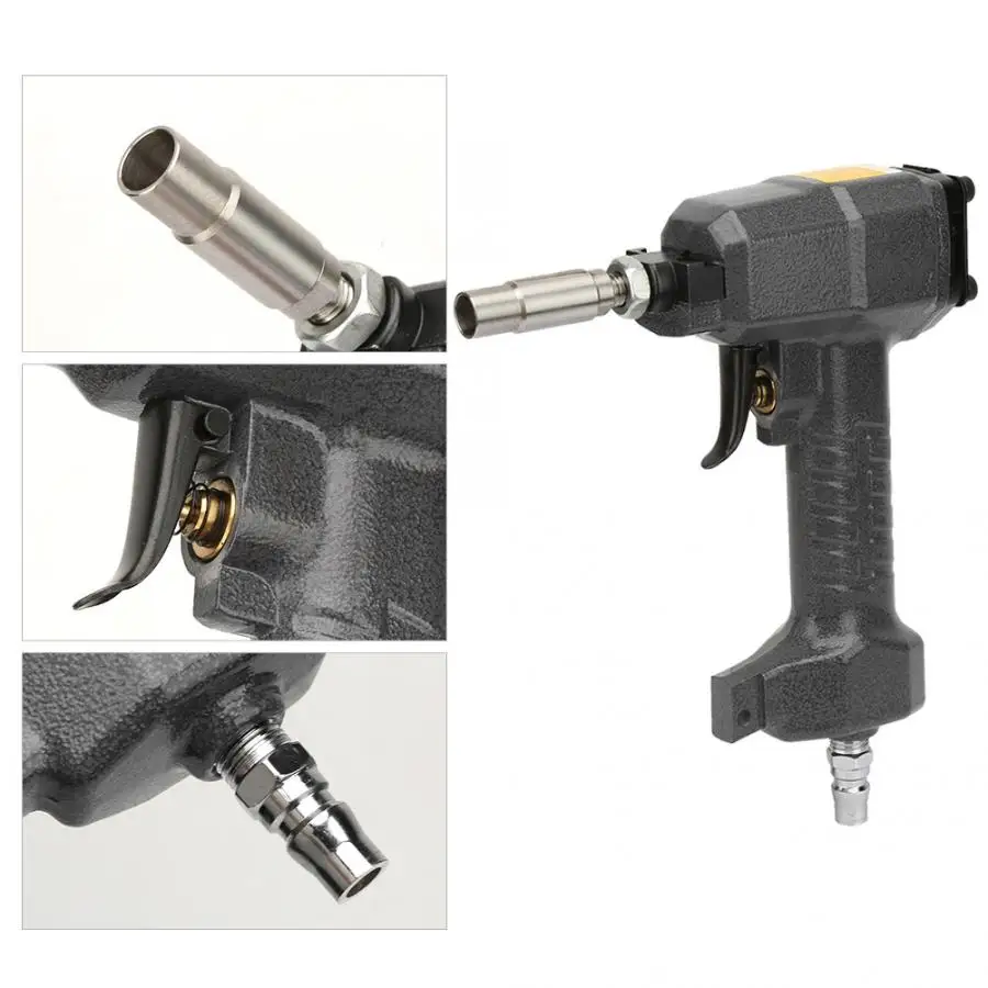 New Pneumatic Trim Finish Pin Gun Nailer Woodworking Tools Air Nail Gun Set 1170 