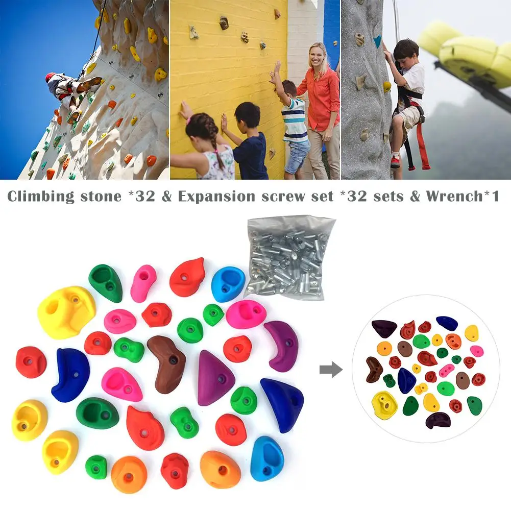 

Children Climbing Holds Climbing Rocks For Climbing Wall For Kindergarten Playground Weatherproof And Abrasion Resistant